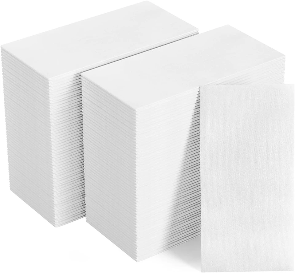 Air Laid Blan Napkin 1/8 Pliye - 1000 Pcs